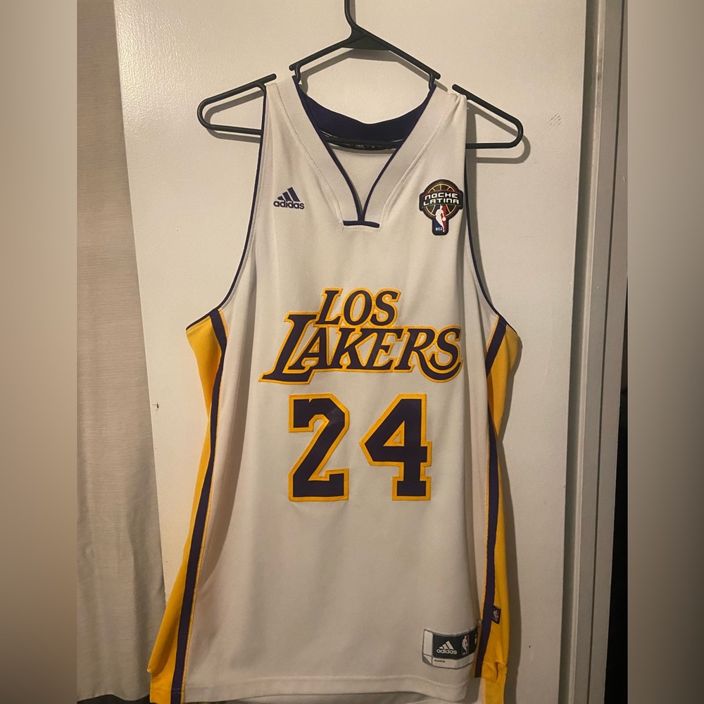Rare Kobe Bryant Noches Latin Night Los Lakers Adidas Jersey 2011-2012 Mens (M)